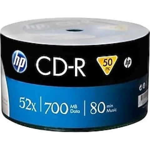 HP CD-R 700MB/80min 50'li Shrink Paket