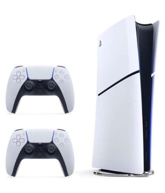 SONY 2.Dualsense+Playstation 5 Slim Digital 825 GB (İthalatçı Garantili) Oyun Konsolu Beyaz SONY 2.Dualsense+Playstation 5 Slim Digital 825 GB (İthalatçı Garantili) Oyun Konsolu Beyaz