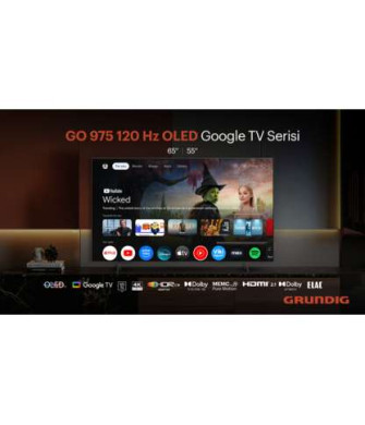 GRUNDIG 65 GO 975A 65 inç 165 Ekran Uydu Alıcılı Google TV Smart 4K Ultra HD 144 Hz OLED TV