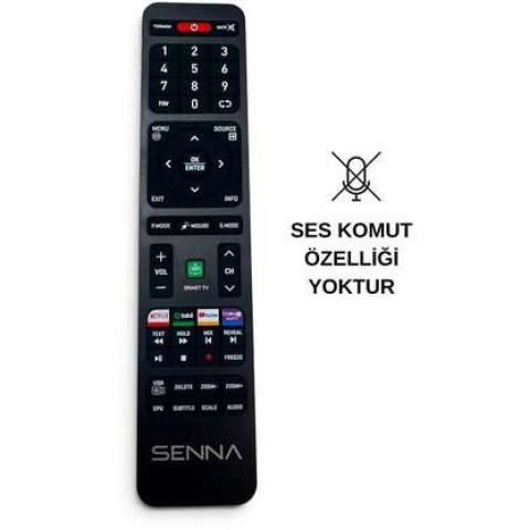 ELECTROON Senna Youtube Netflix Tabii Connect Tuşlu TV Kumanda