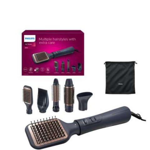 PHILIPS BHA530/00, Argan Yağı Seramik Kaplama, +5 Aparat, 3 Isı ve Hız Ayarı Saç Şekillendirme ve Kurutma Seti