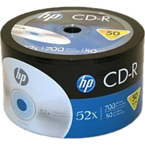 Hp Cd R 80 Dk / 700 Mb 52X Spindle 50 Li