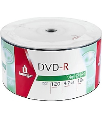Iomega DVD-R 16X 4.7 GB 50'li IDSP50M Boş DVD Iomega DVD-R 16X 4.7 GB 50'li IDSP50M Boş DVD