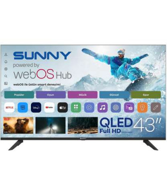 SUNNY SN43QFMLN-W02 Smart webOS 2.0S 43 inç 109 cm Full-HD QLED TV