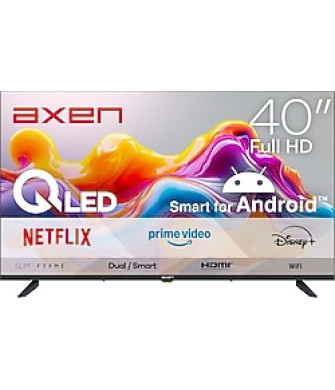Axen AX40QLEDM-A14S Full HD 40" 102 Ekran Uydu Alıcılı Android Smart QLED TV Axen AX40QLEDM-A14S Full HD 40" 102 Ekran Uydu Alıcılı Android Smart QLED TV