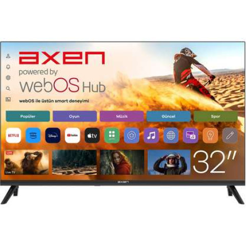 AXEN AX32HMLN-W02S HDR Milan Uydu Alıcılı WebOS Smart 32 inç 80 cm HD-ready LED TV