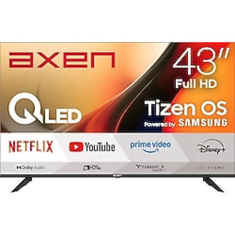 Axen AX43QFMLN-T08I Full HD 43" 108 Ekran Uydu Alıcılı Smart QLED TV
