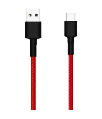 XIAOMI SJV4110GL Type-C Örgülü 100 cm Hızlı Şarj Kablosu Kırmızı