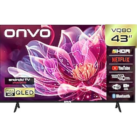 Onvo 43VQ80F3FA Full HD 43" 109 Ekran Uydu Alıcılı Smart QLED TV