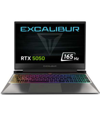 CASPER G870.1362-BQ50A-C /Intel Core i7 13620H/16 GB RAM/1 TB SSD/RTX5050/15.6"/W11 Excalibur Gaming Laptop