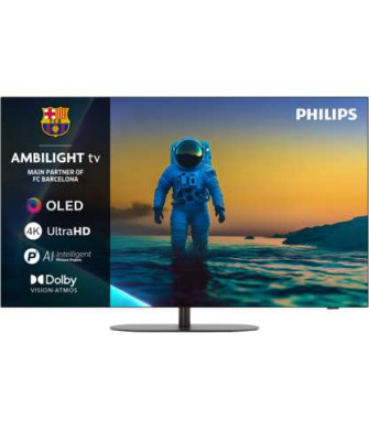 PHILIPS 55OLED810/12 55 inç 139 Ekran Uydu Alıcılı Smart 4K UHD Dolby Vision Dolby Atmos Google Ambilight OLED TV