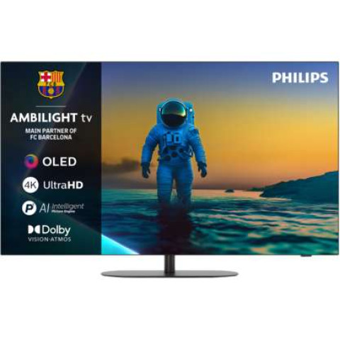PHILIPS 55OLED810/12 55 inç 139 Ekran Uydu Alıcılı Smart 4K UHD Dolby Vision Dolby Atmos Google Ambilight OLED TV