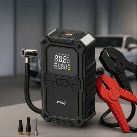 MIOJI Mio D8H Premium 4in1 48000mAh 3000A Hava Pompası + Led Fener + Powerbank Akü MIOJI Mio D8H Premium 4in1 48000mAh 3000A Hava Pompası + Led Fener + Powerbank Akü