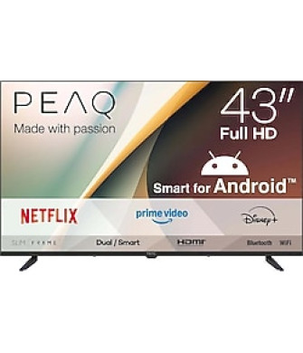 Peaq 43A7000 Full HD 43" 109 Ekran Uydu Alıcılı Android Smart LED TV