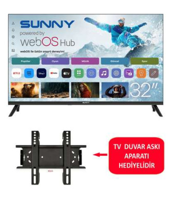 SUNNY SN32HMLN-W02 Smart QLED webOS 2.0S 32 inç 80 cm HD-ready LED TV