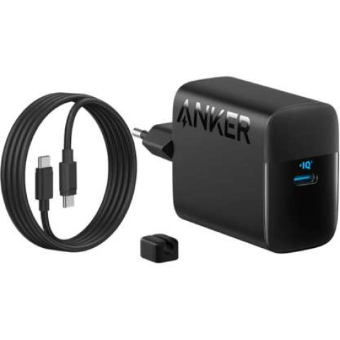 ANKER 45W Şarj Cihazı + USB-C Kablo Siyah