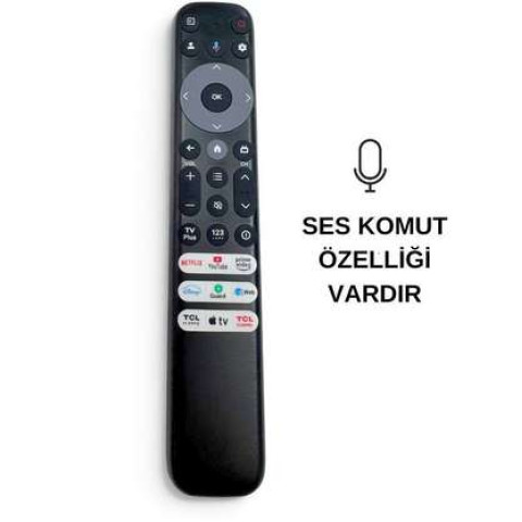 ELECTROON BT-TC03 TCL Uyumlu Universal Ses Komutlu Android TV Kumandası