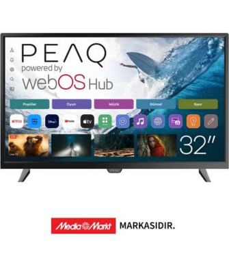 PEAQ PQ32DAL540 32 inç 80 Ekran Dahili Uydu Alıcılı Smart WebOS LED TV