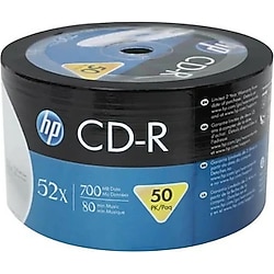 HP CD-R 52X 700MB 80DK 50-LI CAKEBOX