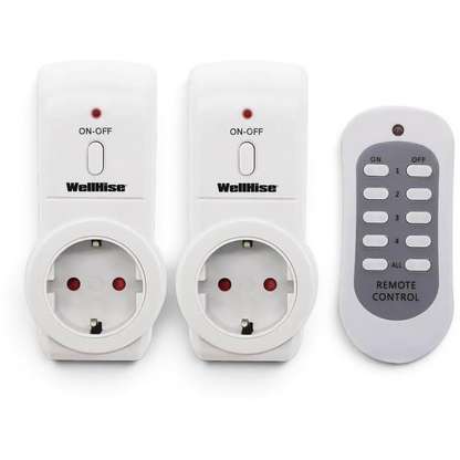 WELLHISE YK02-GR-2+1 2'li 3680 W Uzaktan Kumandalı Priz