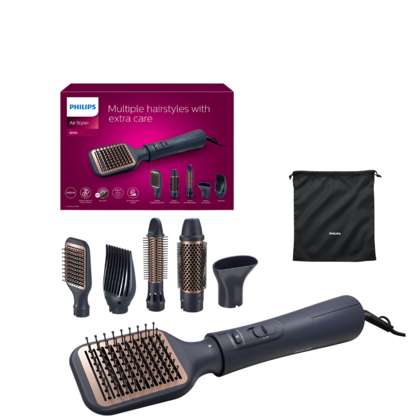 PHILIPS BHA530/00, Argan Yağı Seramik Kaplama, +5 Aparat, 3 Isı ve Hız Ayarı Saç Şekillendirme ve Kurutma Seti