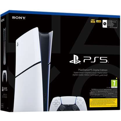 SONY Playstation 5 Slim Digital Versiyon Oyun Konsolu Beyaz