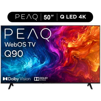 PEAQ 50Q90 50 inç 126 Ekran Uydu Alıcılı Smart 4K UHD WebOS İşletim Sistemli QLED TV