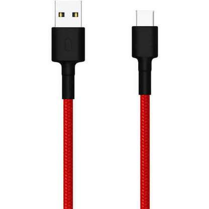 XIAOMI SJV4110GL Type-C Örgülü 100 cm Hızlı Şarj Kablosu Kırmızı