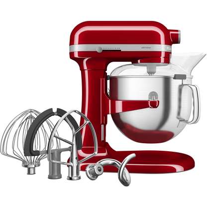 KITCHENAID 5KSM70SHXEER 6.6 l Kaldırılabilir Kaseli 375 W Stand Mikser Kırmızı