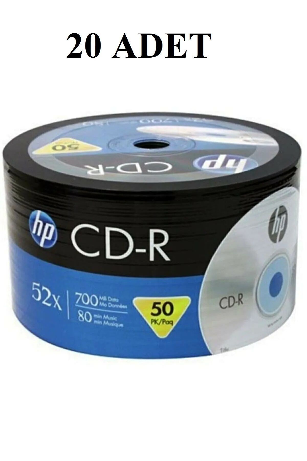 ÜSKÜDAR MARKET Hp Cd-r 700 Mb Boş Cd (20 Adet)