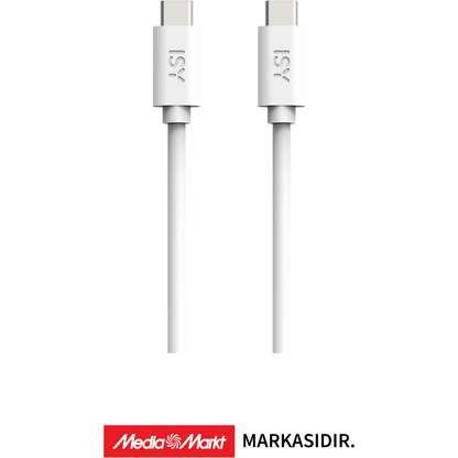 ISY IUC-0032 100W E-Mark çipli USB-C to USB-C 2m Şarj Kablosu