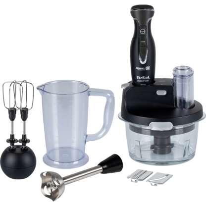 TEFAL Powelix Activflow Expert 1500 W Siyah Cam Hazneli Blender Seti Siyah