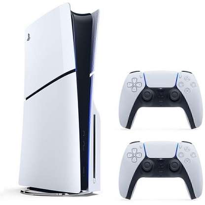 SONY Playstation PS 5 Slim CDli Model Türkçe Menü Çift Kol 1 TB (İthalatçı Garantili) Oyun Konsolu Beyaz